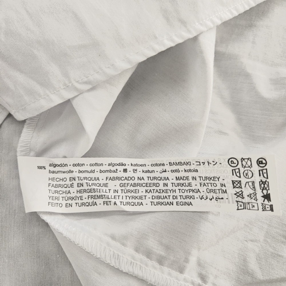 Zara White Cotton Blouse XS Balloon Puff Sleeve Summer Relaxed Boho Top - Picture 6 of 14